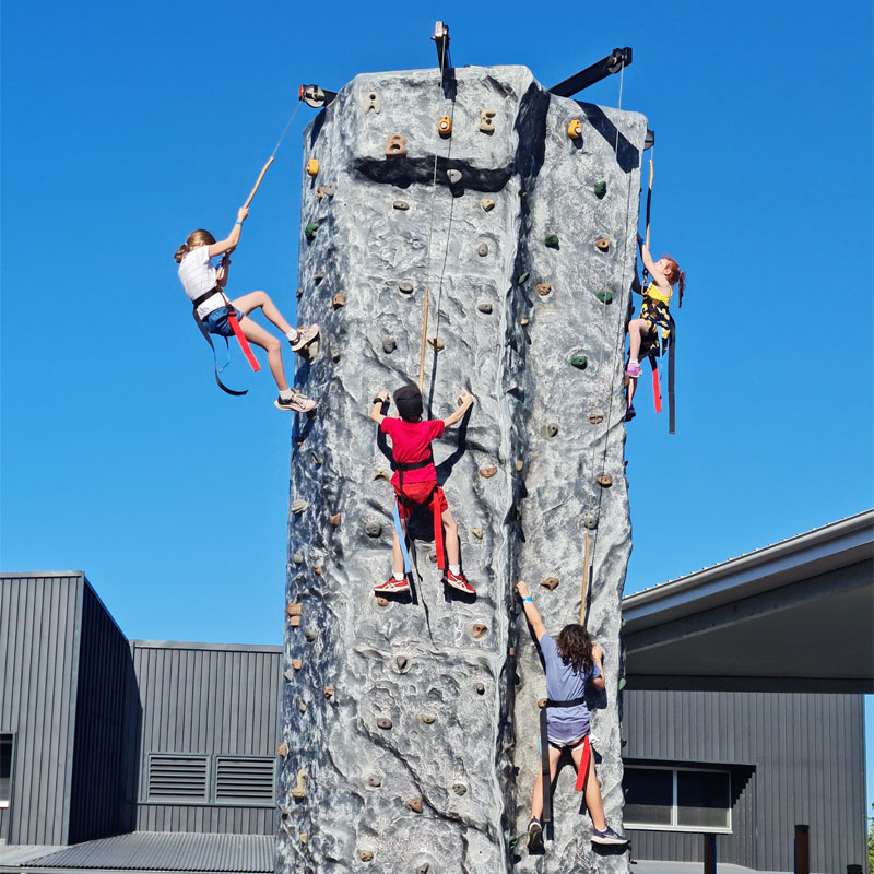 C and C Mobile Rock Climbing Wall hire Brisbane
