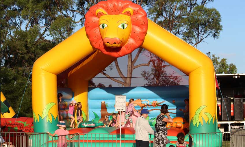 Funfair Inflatable Jumping Castle Hire Brisbane