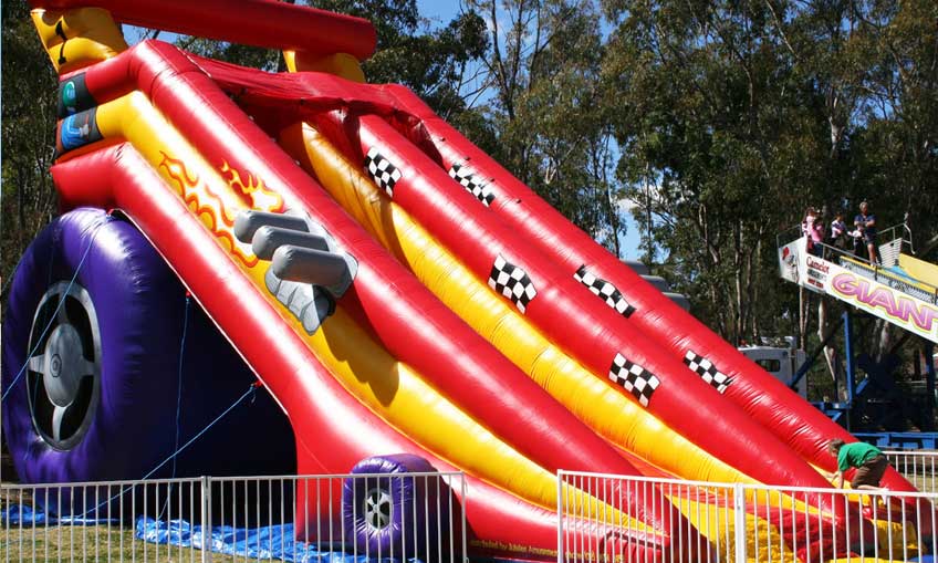 Jubilee Dragster Inflatable Slide for hire Sydney