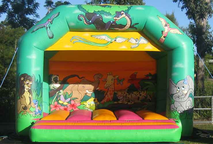 Jubilee Jungle Fever Toddler Bouncer Hire Brisbane