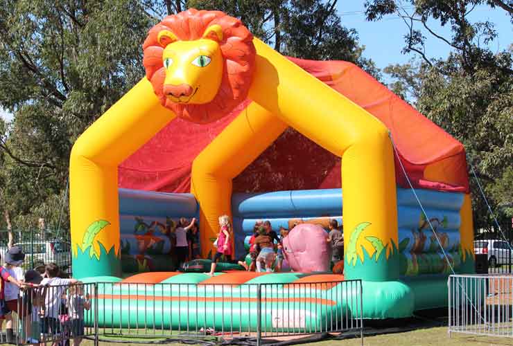 Jubilee Lion Safari Bouncer Hire Brisbane