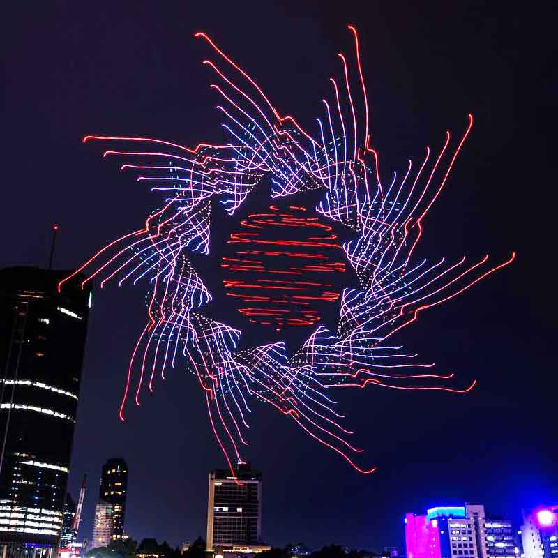 Skylighter Laser Shows Brisbane