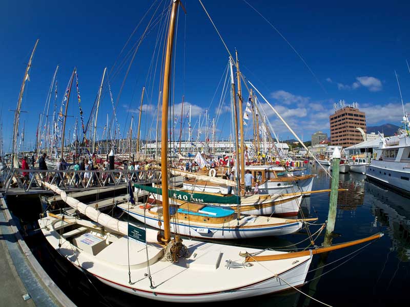 How often is the wooden boat festival in hobart