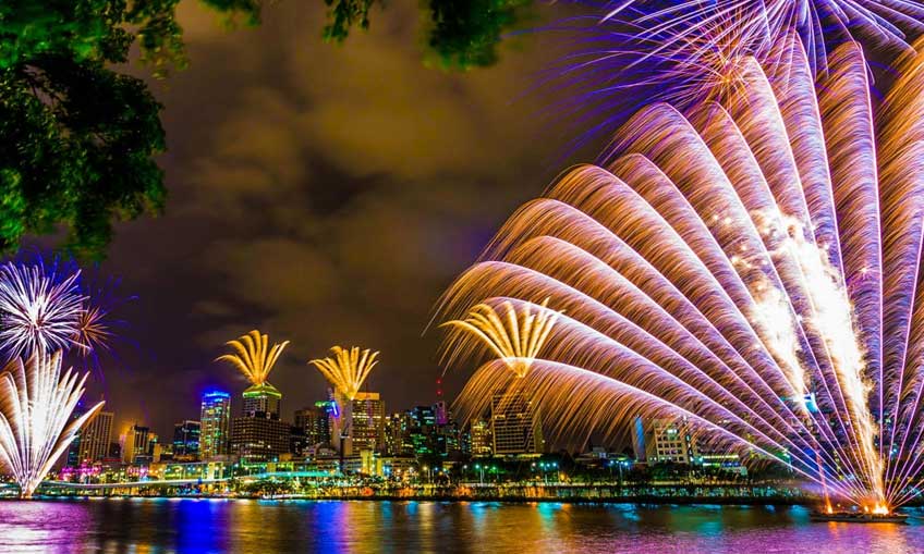 Skylighter Fireworks Displays Brisbane Qld