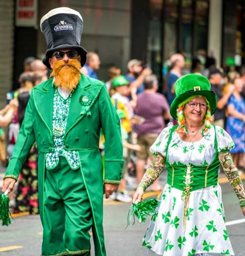 Brisbane Irish Festival St Patricks Day Parade Costumes
