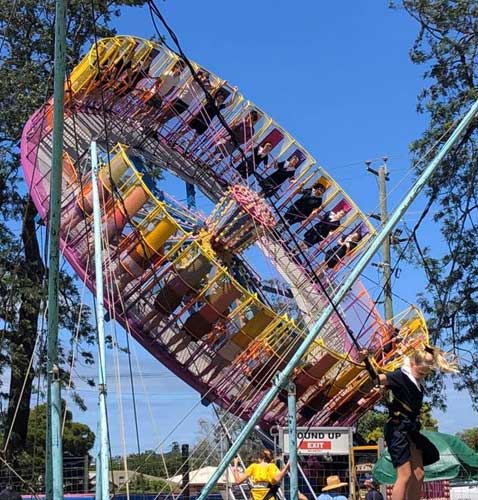 The Glennie Fair Carnival Rides